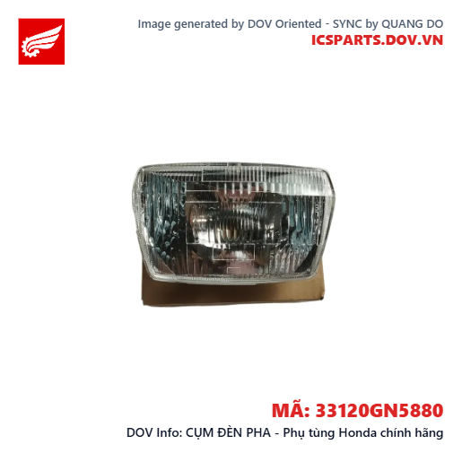 CỤM ĐÈN PHA - Phụ tùng Honda chính hãng