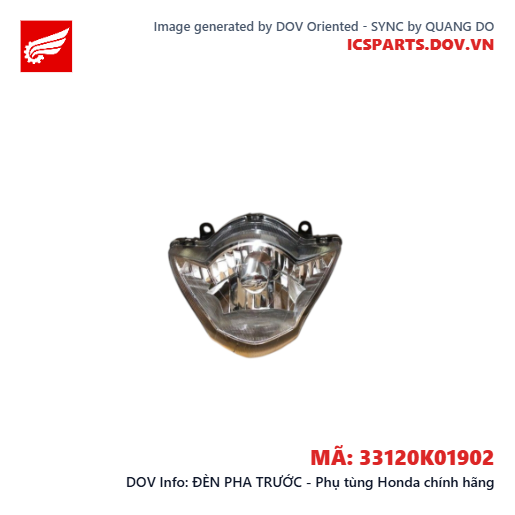 ĐÈN PHA TRƯỚC - Phụ tùng Honda chính hãng
