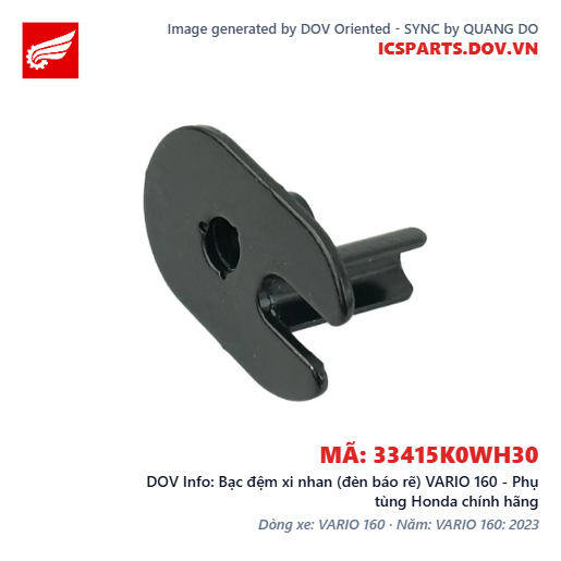 Bạc đệm xi nhan (đèn báo rẽ) VARIO 160 - Phụ tùng Honda chính hãng