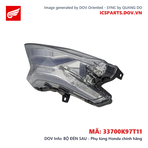 BỘ ĐÈN SAU - Phụ tùng Honda chính hãng