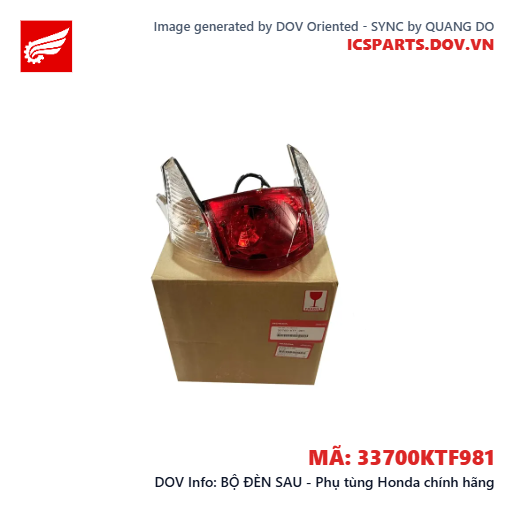 BỘ ĐÈN SAU - Phụ tùng Honda chính hãng