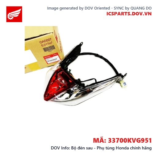 Bộ đèn sau - Phụ tùng Honda chính hãng