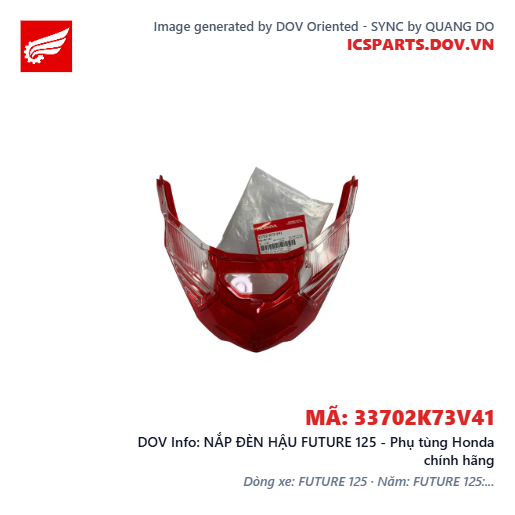 NẮP ĐÈN HẬU FUTURE 125 - Phụ tùng Honda chính hãng