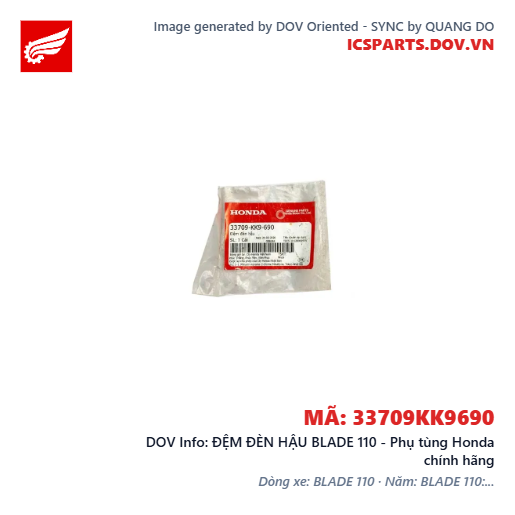 ĐỆM ĐÈN HẬU BLADE 110 - Phụ tùng Honda chính hãng