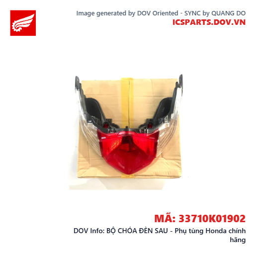 BỘ CHÓA ĐÈN SAU - Phụ tùng Honda chính hãng