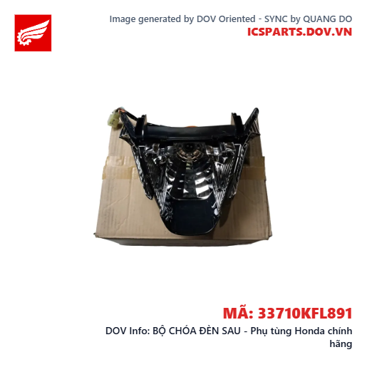 BỘ CHÓA ĐÈN SAU - Phụ tùng Honda chính hãng