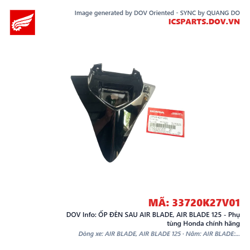 ỐP ĐÈN SAU AIR BLADE, AIR BLADE 125 - Phụ tùng Honda chính hãng