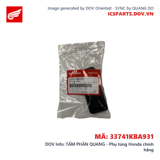 TẤM PHẢN QUANG - Phụ tùng Honda chính hãng