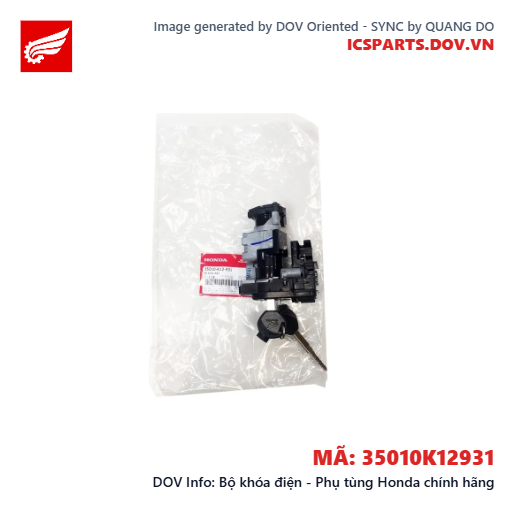 Bộ khóa điện - Phụ tùng Honda chính hãng