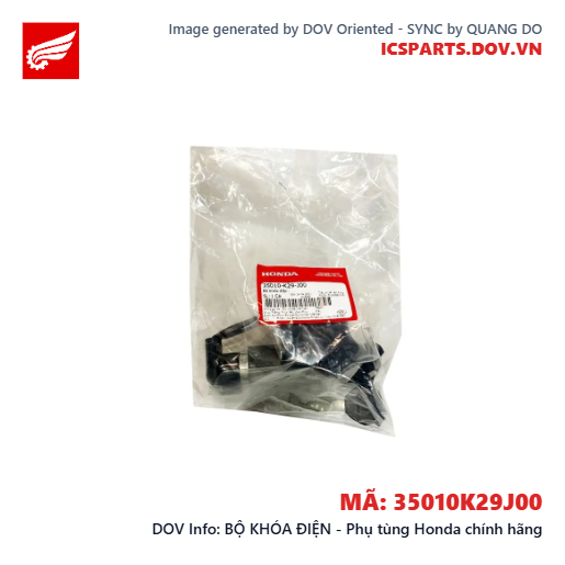 BỘ KHÓA ĐIỆN - Phụ tùng Honda chính hãng