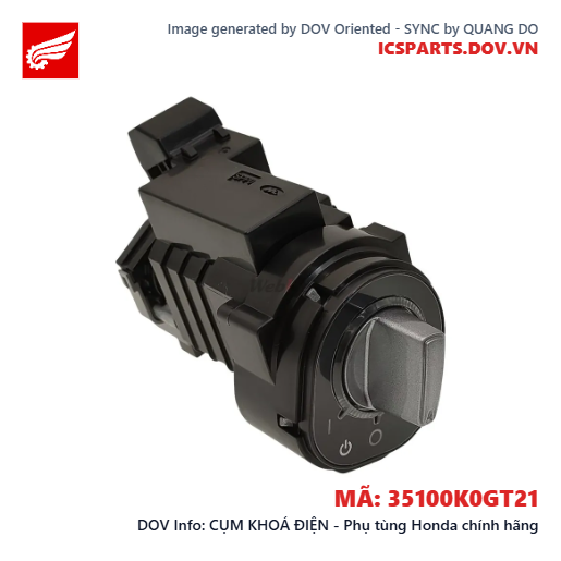 CỤM KHOÁ ĐIỆN - Phụ tùng Honda chính hãng