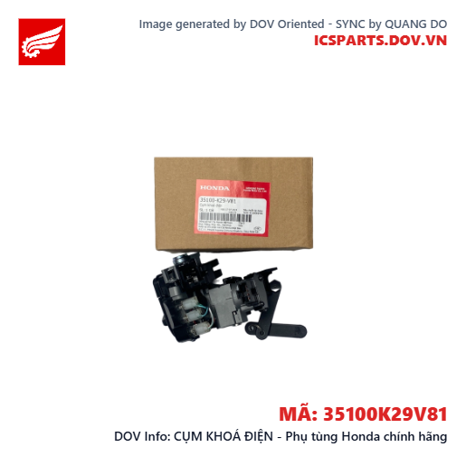 CỤM KHOÁ ĐIỆN - Phụ tùng Honda chính hãng