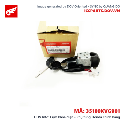 Cụm khoá điện - Phụ tùng Honda chính hãng