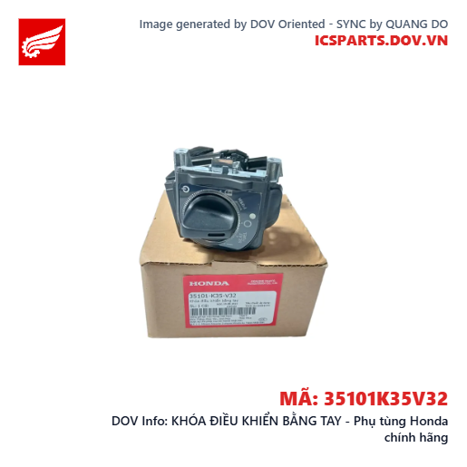 KHÓA ĐIỀU KHIỂN BẰNG TAY - Phụ tùng Honda chính hãng