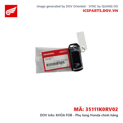 KHÓA FOB - Phụ tùng Honda chính hãng