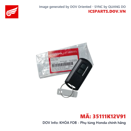 KHÓA FOB - Phụ tùng Honda chính hãng
