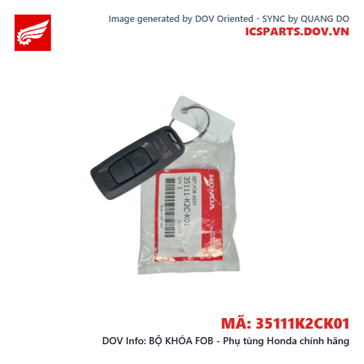 BỘ KHÓA FOB - Phụ tùng Honda chính hãng
