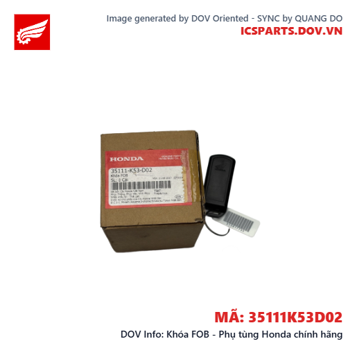 Khóa FOB - Phụ tùng Honda chính hãng