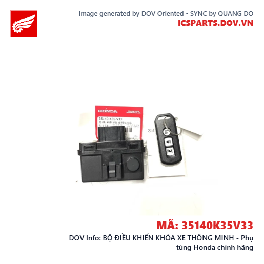 BỘ ĐIỀU KHIỂN KHÓA XE THÔNG MINH - Phụ tùng Honda chính hãng