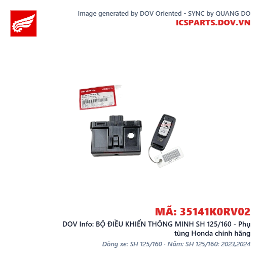 BỘ ĐIỀU KHIỂN THÔNG MINH SH 125/160 - Phụ tùng Honda chính hãng