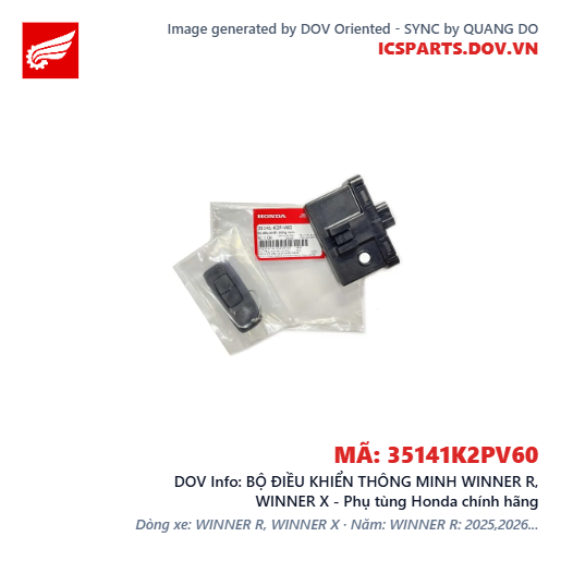 BỘ ĐIỀU KHIỂN THÔNG MINH WINNER R, WINNER X - Phụ tùng Honda chính hãng