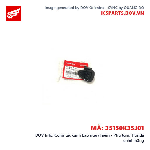 Công tắc cảnh báo nguy hiểm - Phụ tùng Honda chính hãng