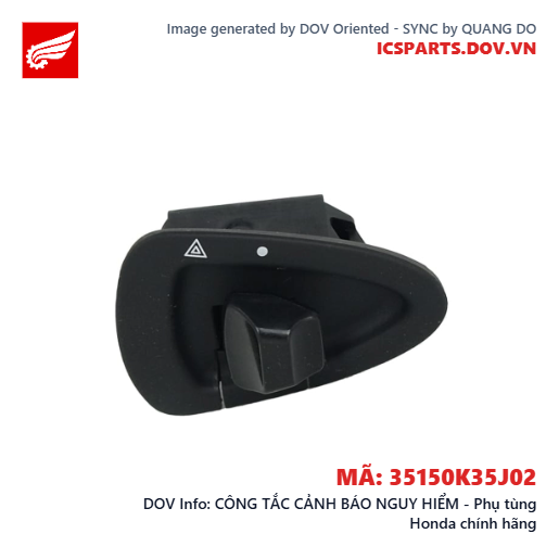 CÔNG TẮC CẢNH BÁO NGUY HIỂM - Phụ tùng Honda chính hãng