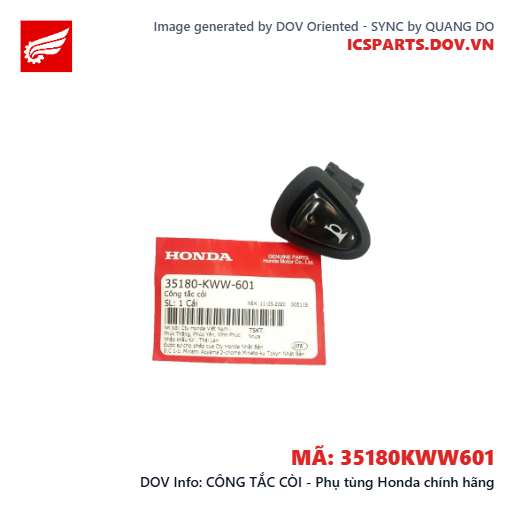 CÔNG TẮC CÒI - Phụ tùng Honda chính hãng