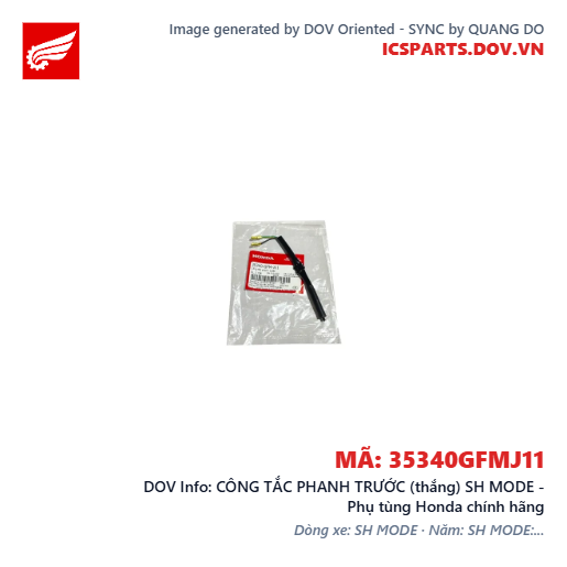 CÔNG TẮC PHANH TRƯỚC (thắng) SH MODE - Phụ tùng Honda chính hãng