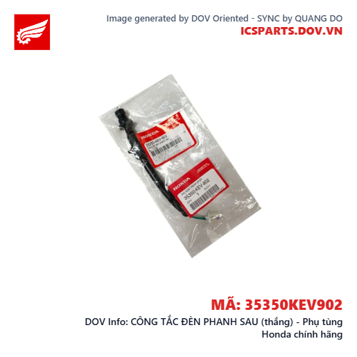 CÔNG TẮC ĐÈN PHANH SAU (thắng) - Phụ tùng Honda chính hãng