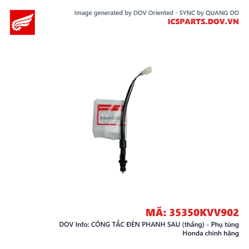 CÔNG TẮC ĐÈN PHANH SAU (thắng) - Phụ tùng Honda chính hãng
