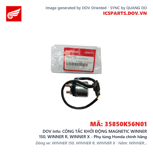 CÔNG TẮC KHỞI ĐỘNG MAGNETIC WINNER 150, WINNER R, WINNER X - Phụ tùng Honda chính hãng