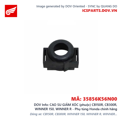 CAO SU GIẢM XÓC (phuộc) CB150R, CB300R, WINNER 150, WINNER R - Phụ tùng Honda chính hãng