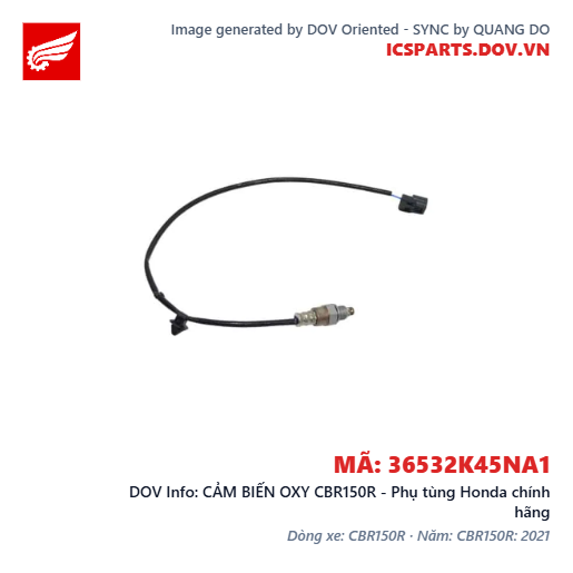 CẢM BIẾN OXY CBR150R - Phụ tùng Honda chính hãng