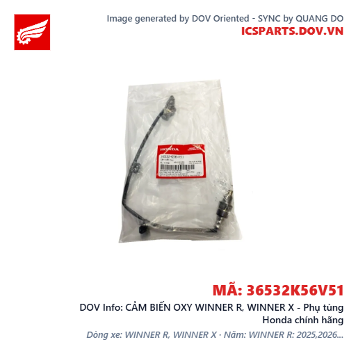 CẢM BIẾN OXY WINNER R, WINNER X - Phụ tùng Honda chính hãng