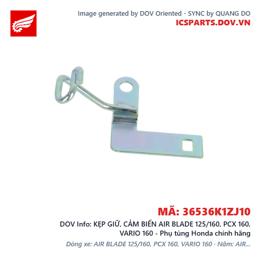KẸP GIỮ, CẢM BIẾN AIR BLADE 125/160, PCX 160, VARIO 160 - Phụ tùng Honda chính hãng