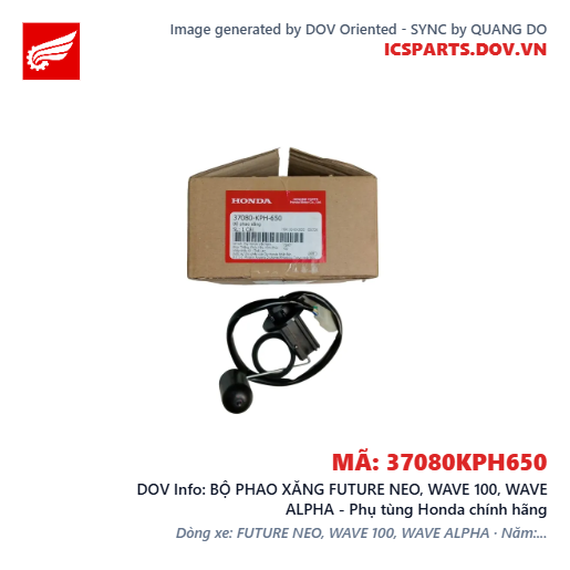 BỘ PHAO XĂNG FUTURE NEO, WAVE 100, WAVE ALPHA - Phụ tùng Honda chính hãng