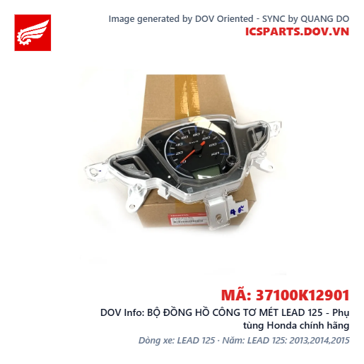 BỘ ĐỒNG HỒ CÔNG TƠ MÉT LEAD 125 - Phụ tùng Honda chính hãng