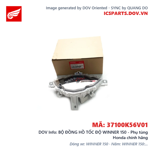 BỘ ĐỒNG HỒ TỐC ĐỘ WINNER 150 - Phụ tùng Honda chính hãng