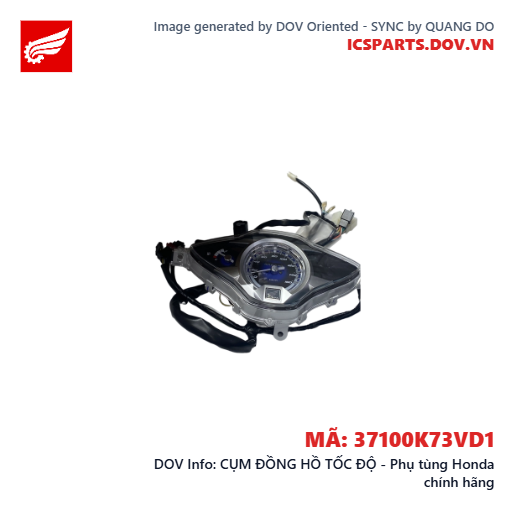 CỤM ĐỒNG HỒ TỐC ĐỘ - Phụ tùng Honda chính hãng