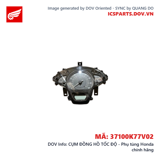 CỤM ĐỒNG HỒ TỐC ĐỘ - Phụ tùng Honda chính hãng