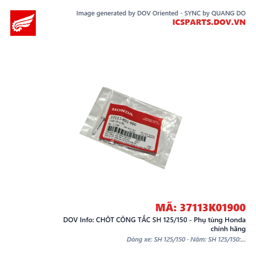 CHÔT CÔNG TẮC SH 125/150 - Phụ tùng Honda chính hãng