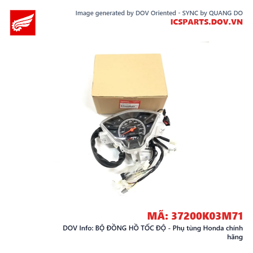 BỘ ĐỒNG HỒ TỐC ĐỘ - Phụ tùng Honda chính hãng