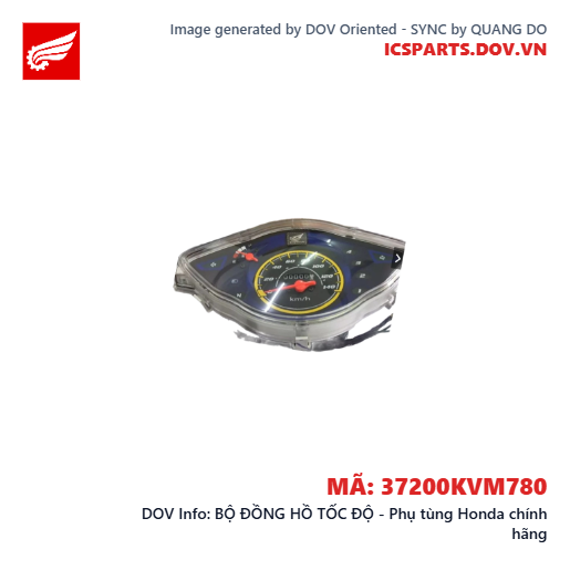 BỘ ĐỒNG HỒ TỐC ĐỘ - Phụ tùng Honda chính hãng