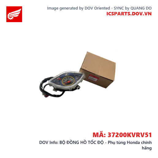 BỘ ĐỒNG HỒ TỐC ĐỘ - Phụ tùng Honda chính hãng