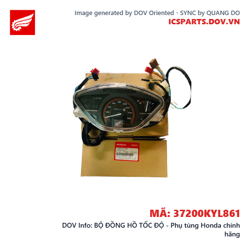 BỘ ĐỒNG HỒ TỐC ĐỘ - Phụ tùng Honda chính hãng