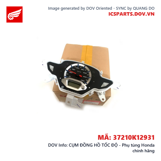 CỤM ĐỒNG HỒ TỐC ĐỘ - Phụ tùng Honda chính hãng