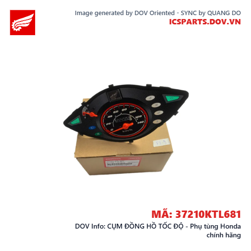 CỤM ĐỒNG HỒ TỐC ĐỘ - Phụ tùng Honda chính hãng