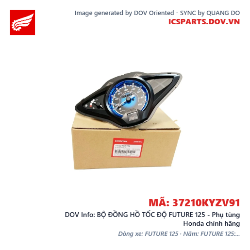 BỘ ĐỒNG HỒ TỐC ĐỘ FUTURE 125 - Phụ tùng Honda chính hãng