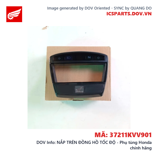 NẮP TRÊN ĐỒNG HỒ TỐC ĐỘ - Phụ tùng Honda chính hãng